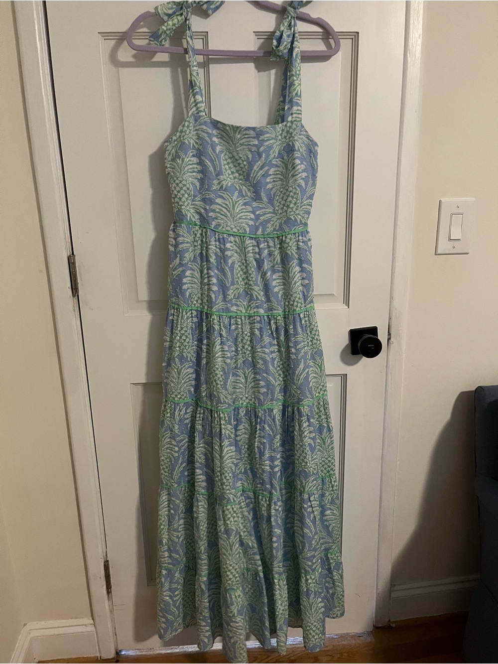 crown & ivy Pineapple Maxi Dress